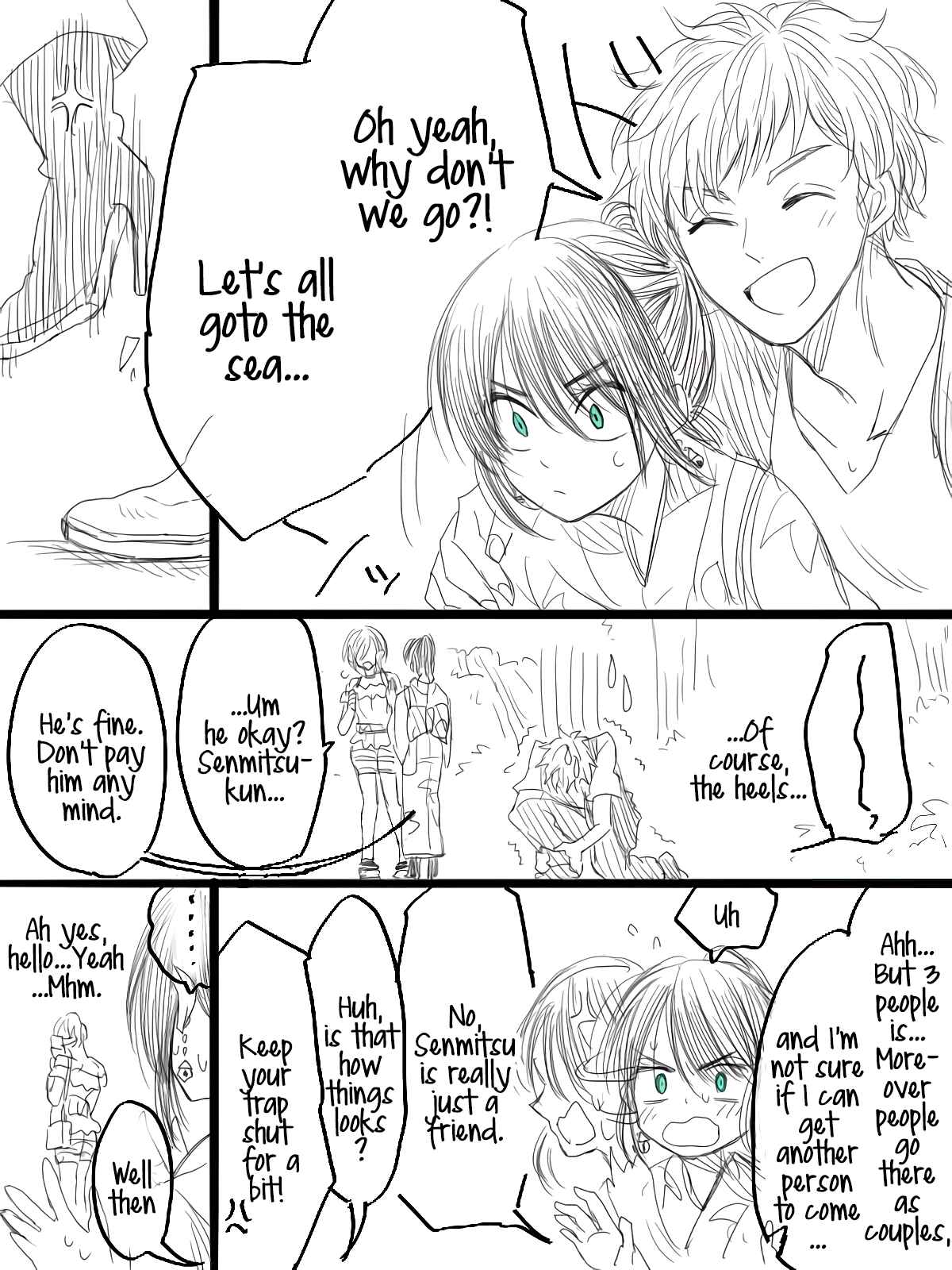 Mokuyoubi wa Kimi to Nakitai Chapter 2.5 - Page 3