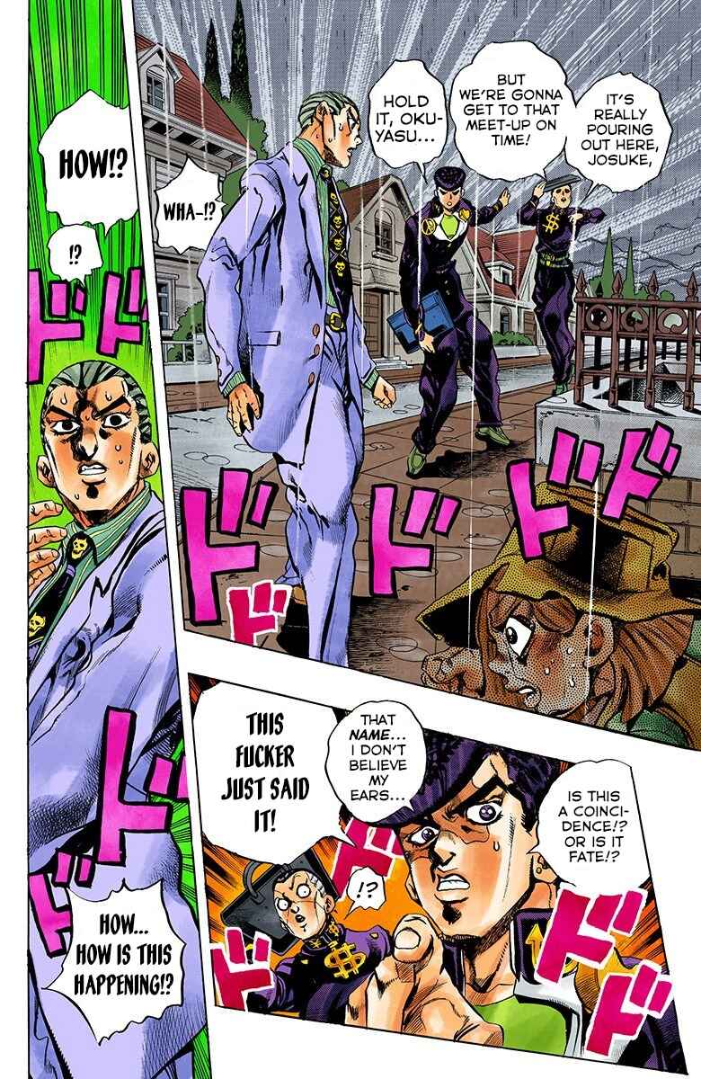 JoJo no Kimyou na Bouken: Part 4 - Diamond wa Kudakenai Color-ban Chapter 161 - Page 10