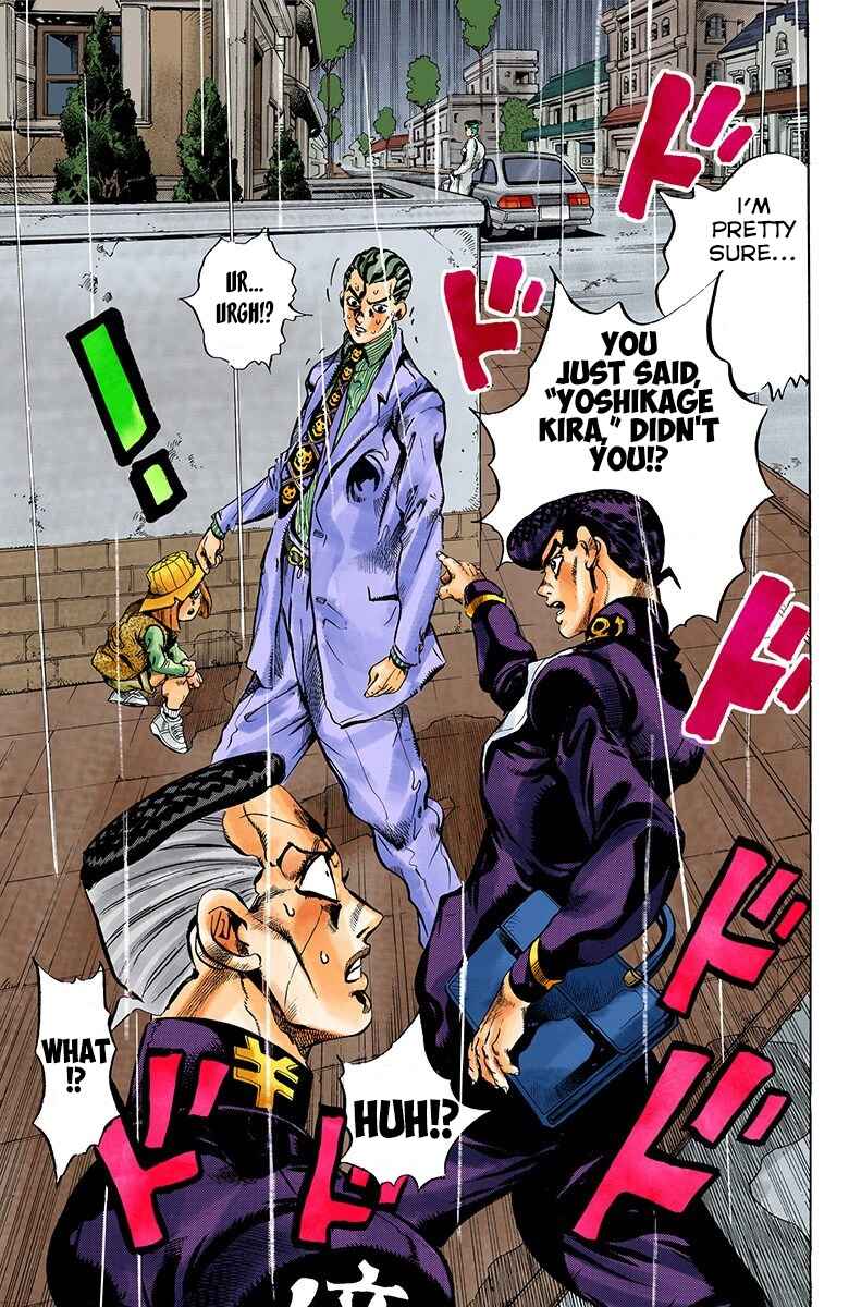JoJo no Kimyou na Bouken: Part 4 - Diamond wa Kudakenai Color-ban Chapter 161 - Page 11