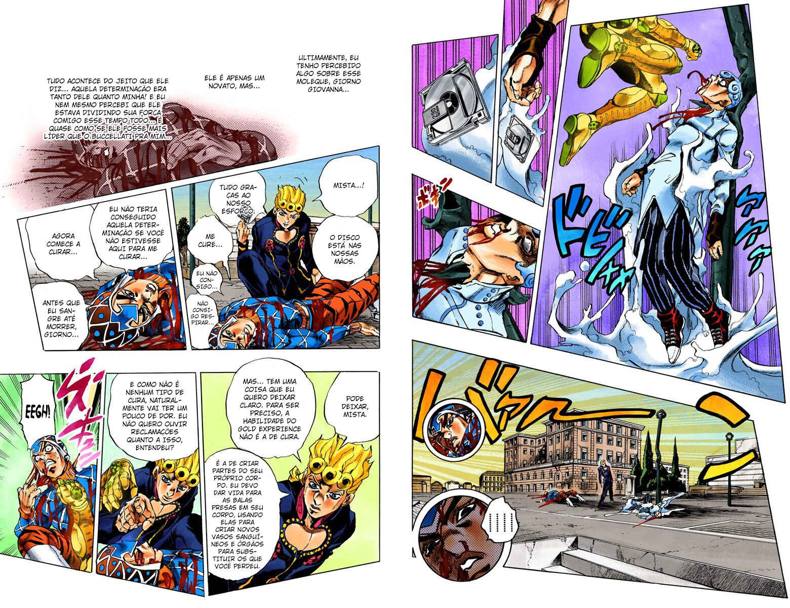 JoJo no Kimyou na Bouken: Part 5 - Ougon no Kaze Color-ban Chapter 76 - Page 9