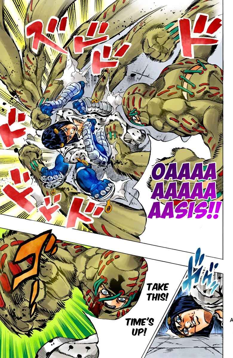 JoJo no Kimyou na Bouken: Part 5 - Ougon no Kaze Color-ban Chapter 120 - Page 10