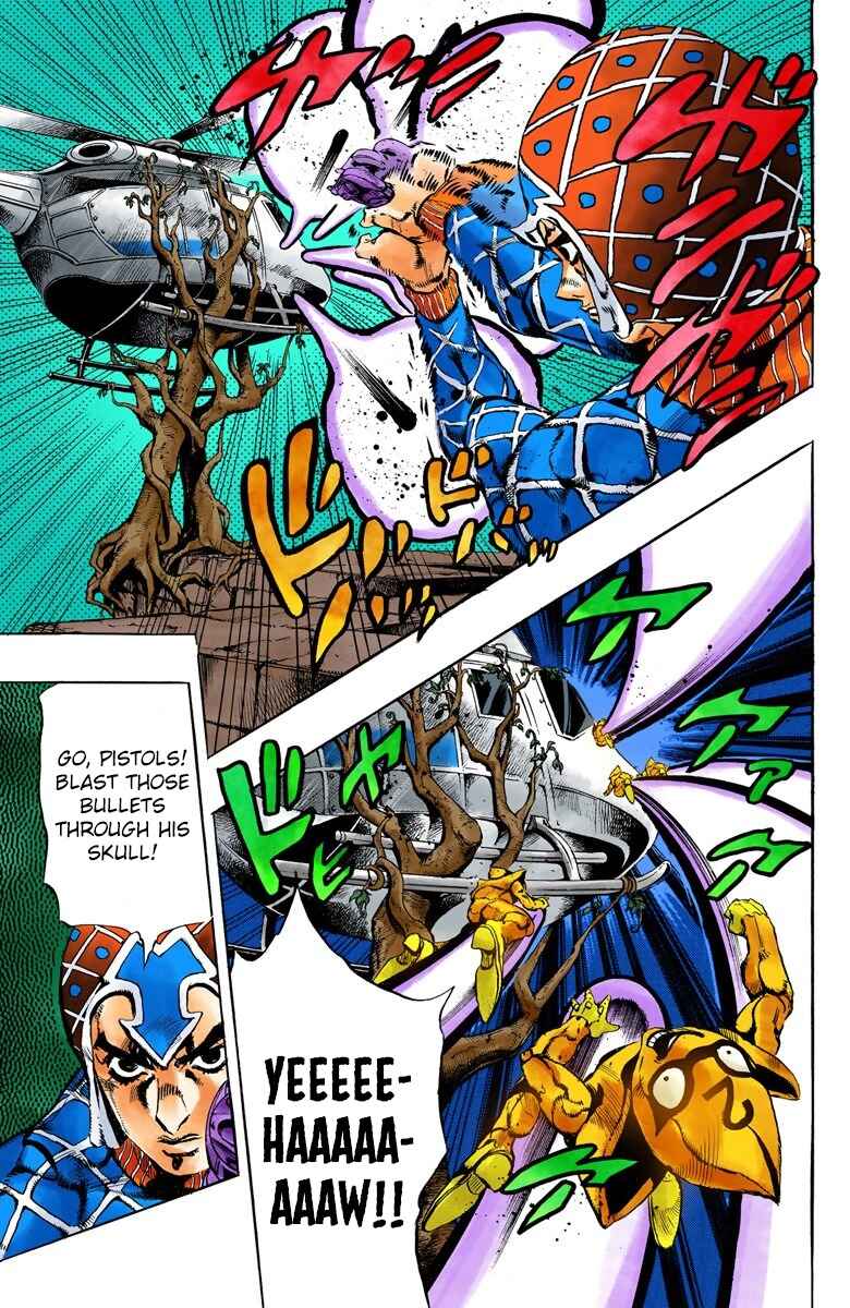 JoJo no Kimyou na Bouken: Part 5 - Ougon no Kaze Color-ban Chapter 120 - Page 16