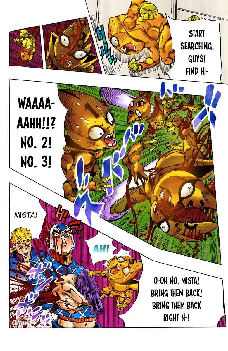 JoJo no Kimyou na Bouken: Part 5 - Ougon no Kaze Color-ban Chapter 120 - Page 19