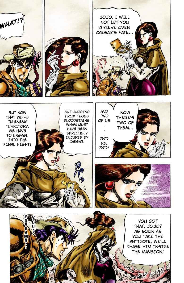 JoJo no Kimyou na Bouken: Part 2 - Sentou Chouryuu Color-ban Chapter 49 - Page 10