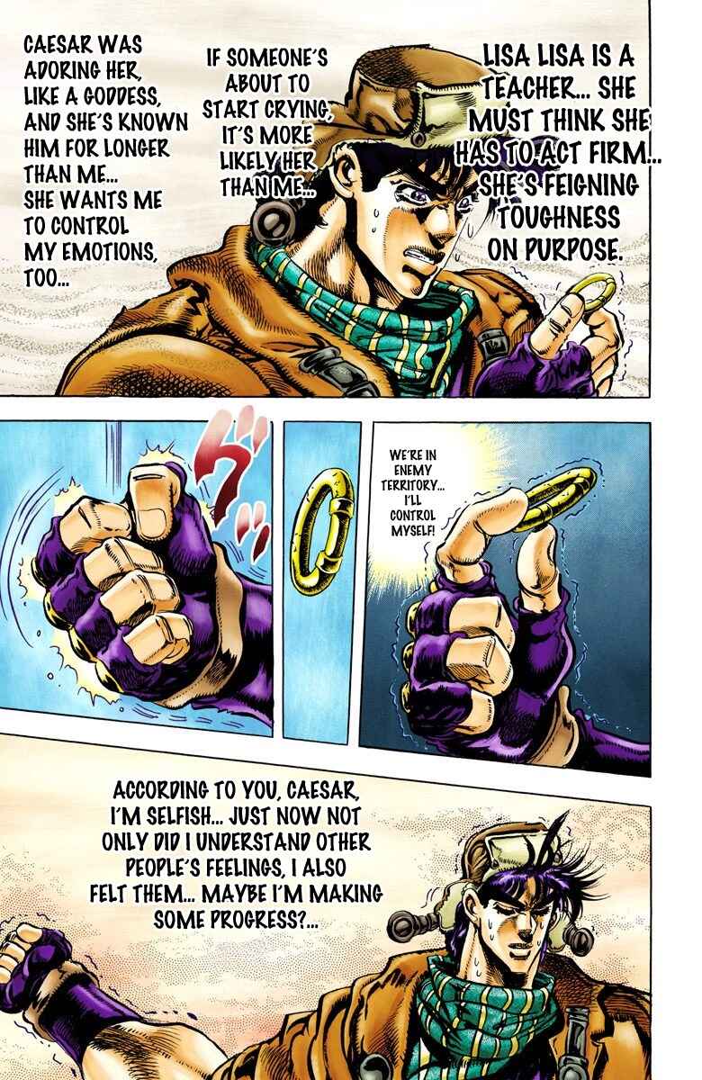 JoJo no Kimyou na Bouken: Part 2 - Sentou Chouryuu Color-ban Chapter 49 - Page 12