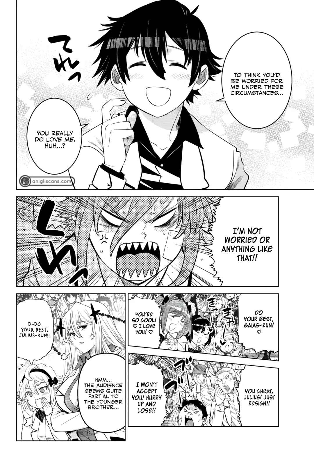 Ochikobore Datta Ani ga Jitsuha Saikyou ~Shijou Saikyou no Yuusha wa Tensei-shi, Gakuen de Mujikaku ni Musou Suru~ Chapter 14 - Page 7