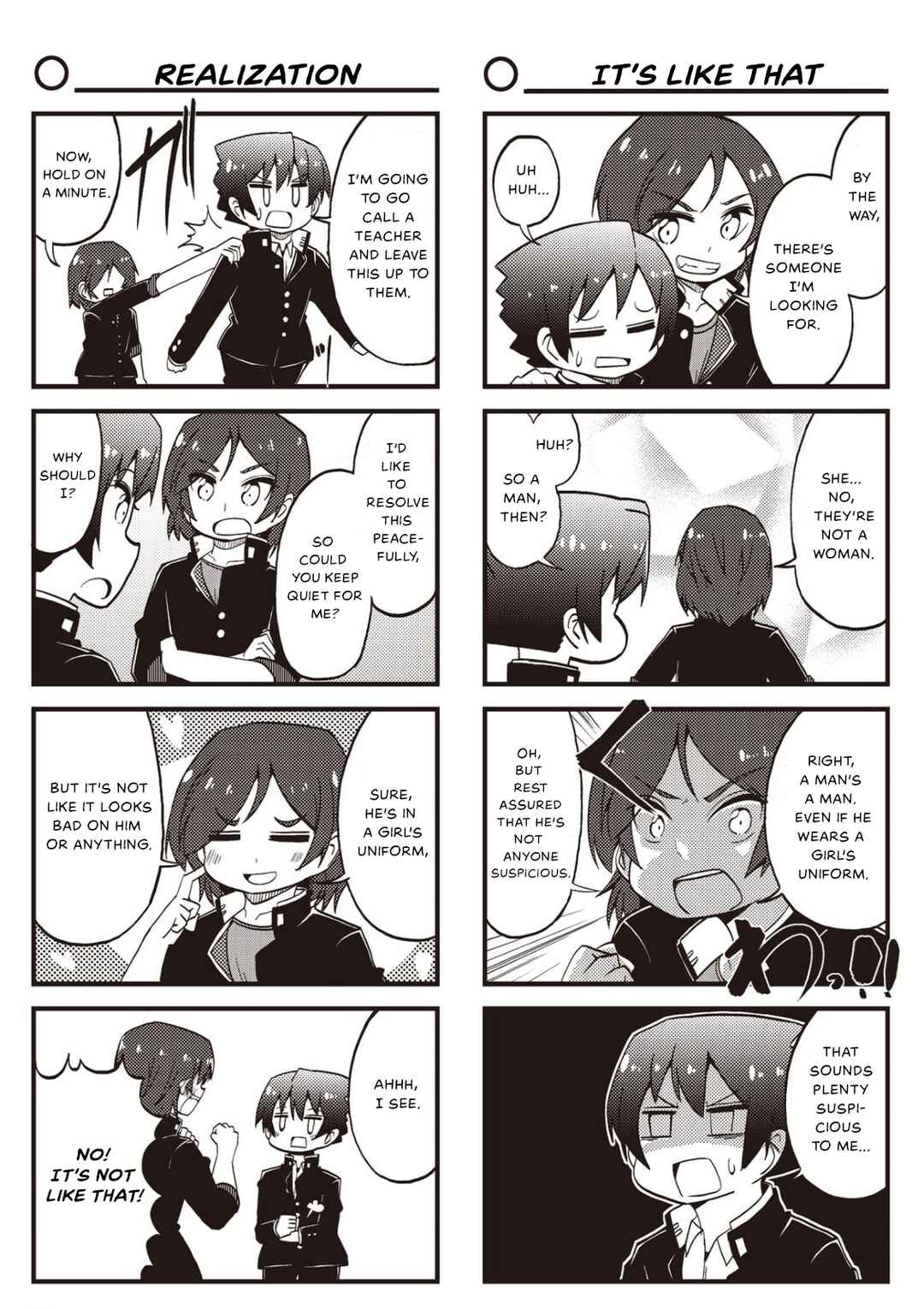 Yonkoma 13 Kihei Bouei-ken!! ~Kochira Sector X~ Chapter 14 - Page 3