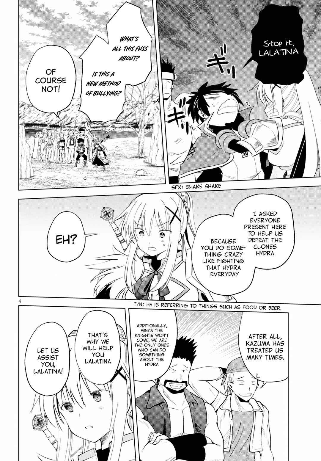 Kono Subarashii Sekai ni Shukufuku o! Chapter 70 - Page 4