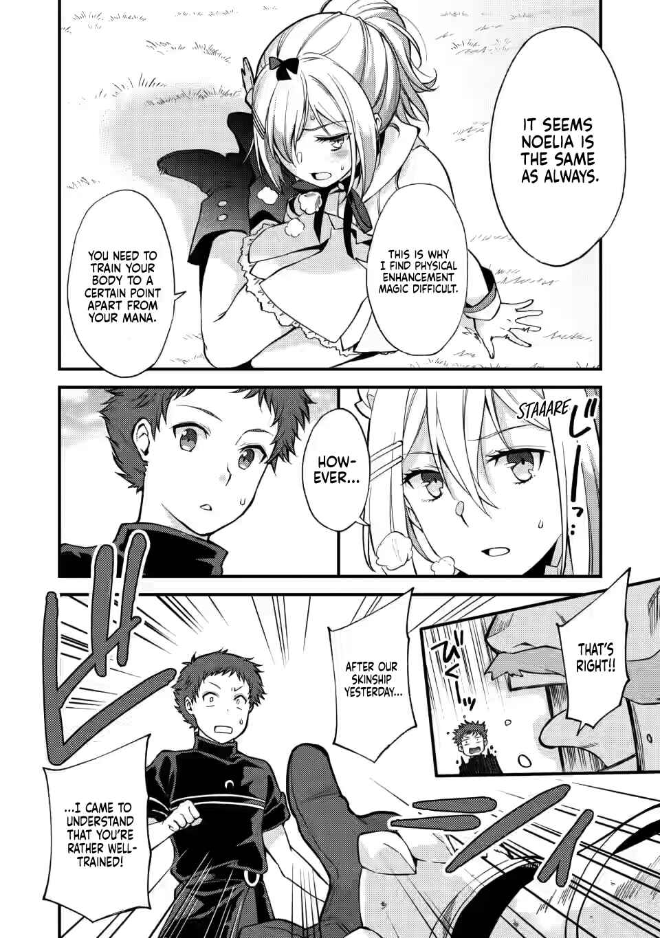 Kensei no Osananajimi ga Power Hara de Ore ni Tsuraku Ataru node, Zetsuen Shite Henkyou de Makenshi to shite Denaosu Koto ni shita. Chapter 12 - Page 14