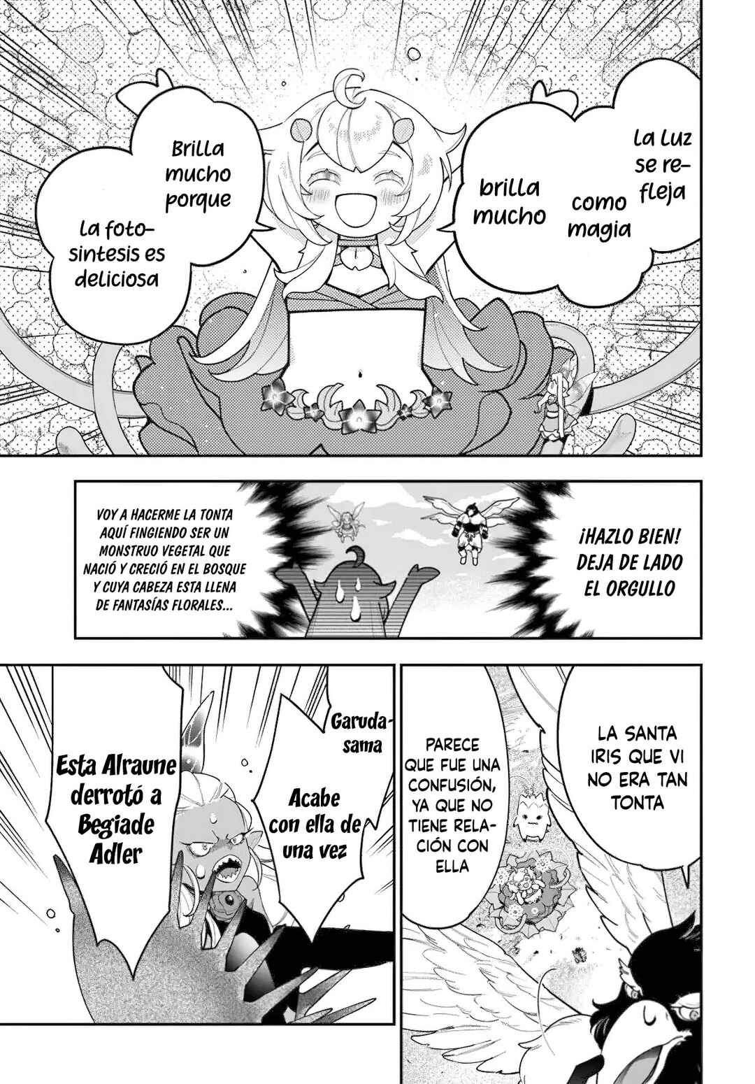 Shokubutsu Monster Musume Nikki: Seijo datta Watashi ga Uragirareta Hate ni Alraune ni Tensei Shite Shimatta node, kore kara wa Kougousei o Shinagara Shizuka ni Shokubutsu Life o Sugoshimasu Chapter 25 - Page 15