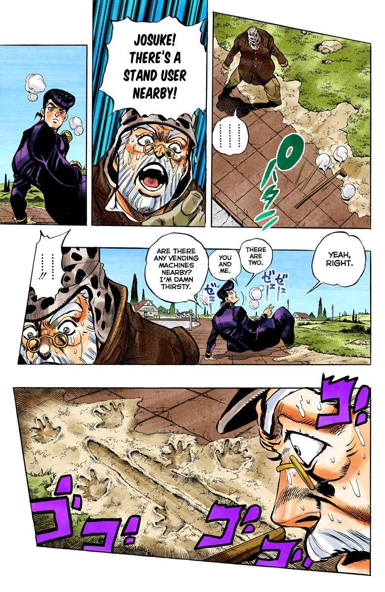 JoJo no Kimyou na Bouken: Part 4 - Diamond wa Kudakenai Color-ban Chapter 50 - Page 12