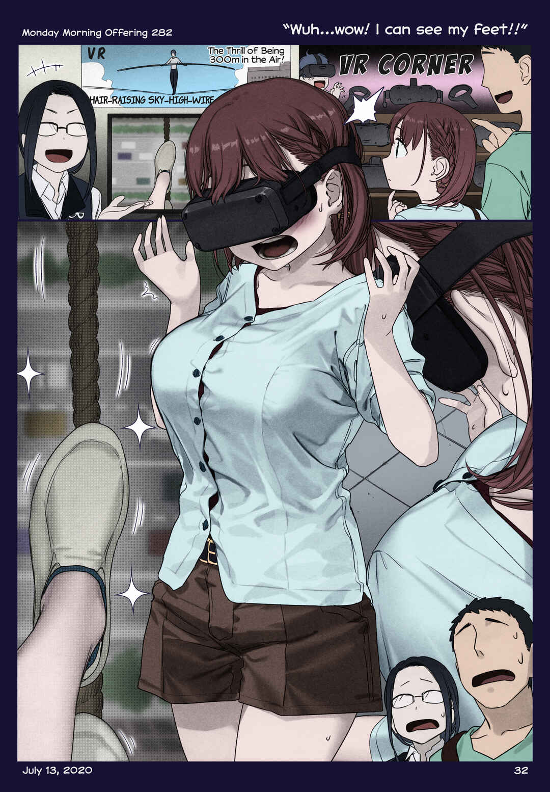Getsuyoubi no Tawawa (Twitter Webcomic) (Fan Colored) Chapter 36 - Page 32