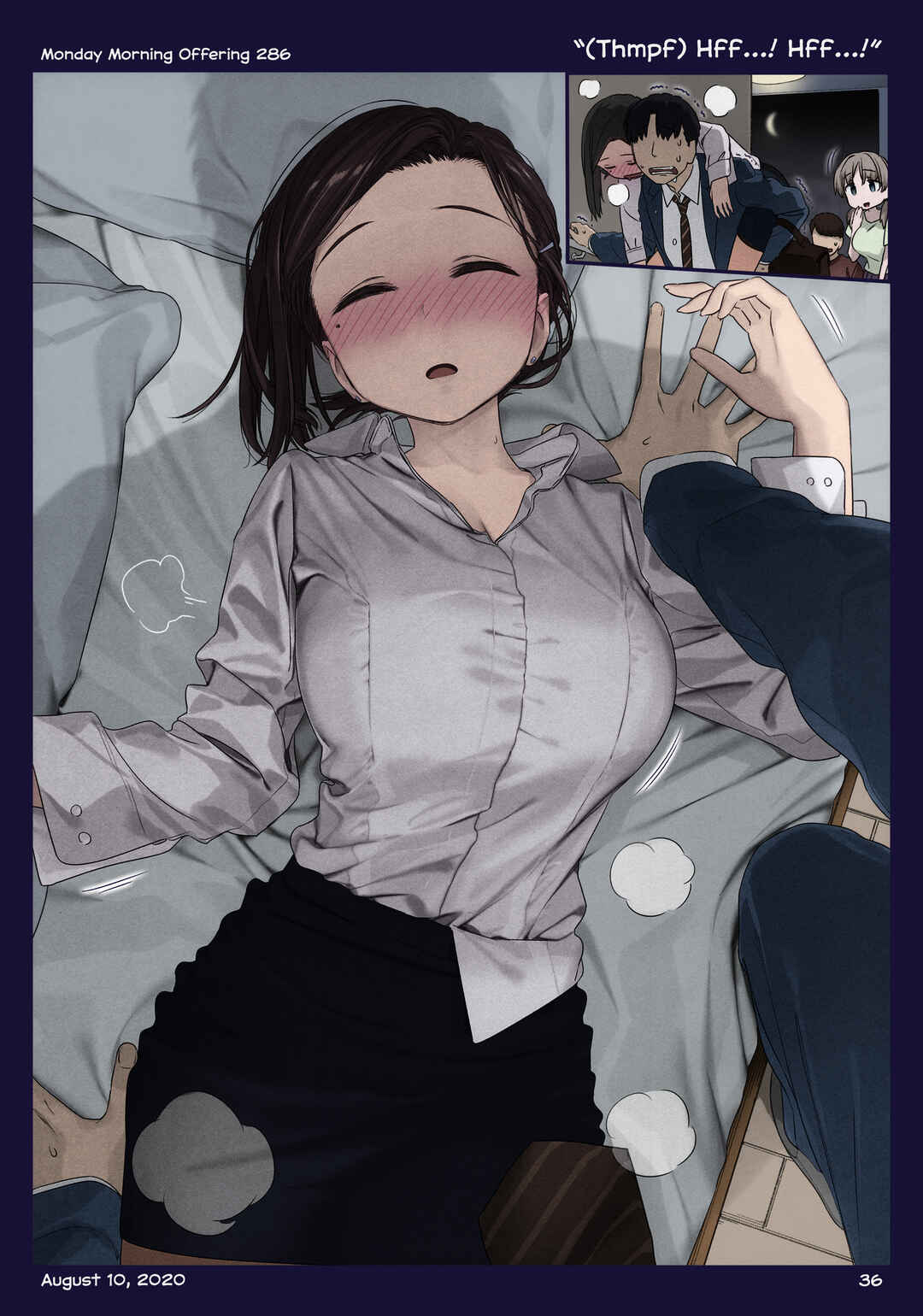 Getsuyoubi no Tawawa (Twitter Webcomic) (Fan Colored) Chapter 36 - Page 36