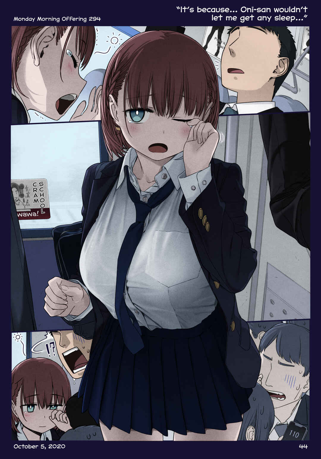 Getsuyoubi no Tawawa (Twitter Webcomic) (Fan Colored) Chapter 36 - Page 44