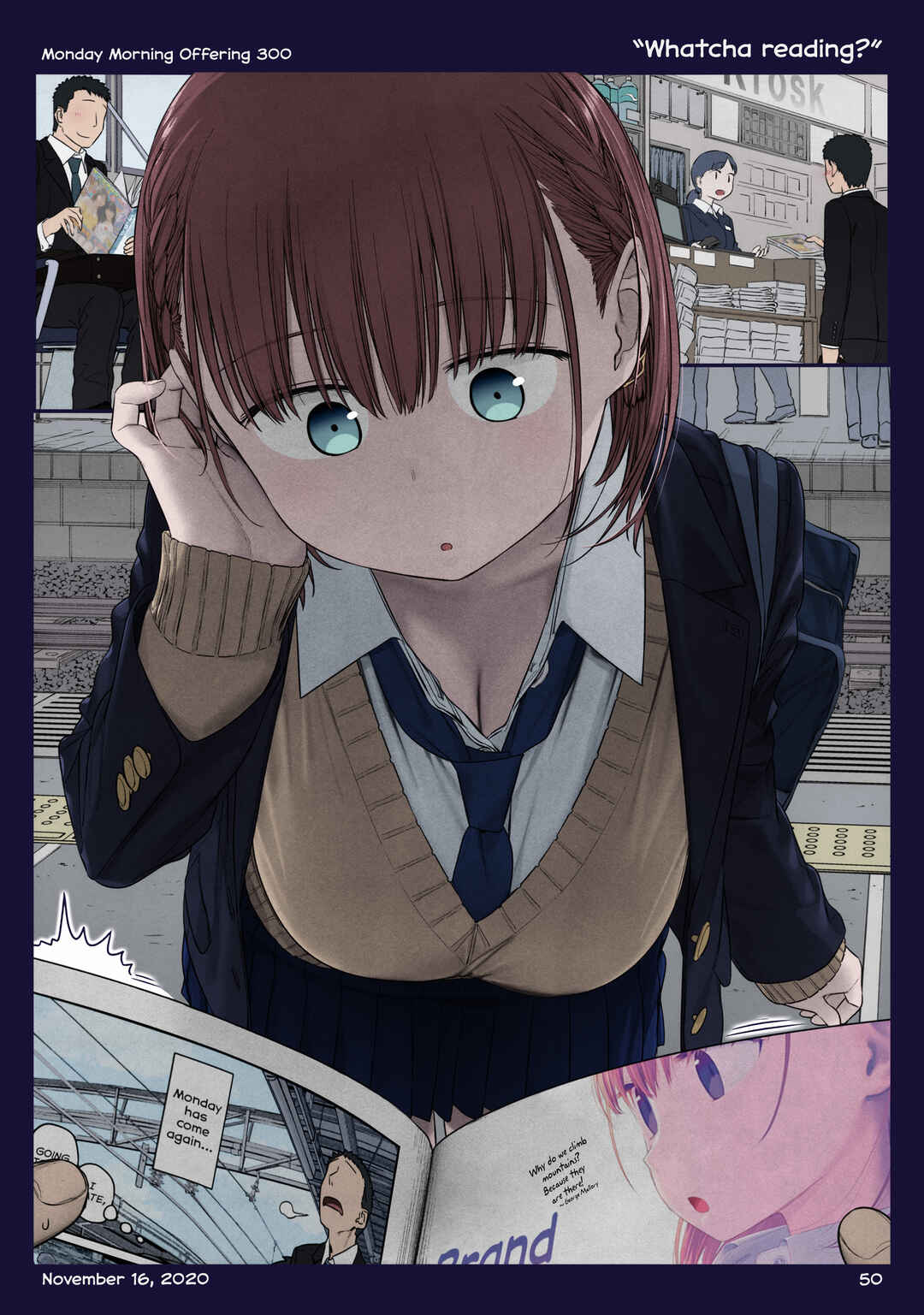 Getsuyoubi no Tawawa (Twitter Webcomic) (Fan Colored) Chapter 36 - Page 50