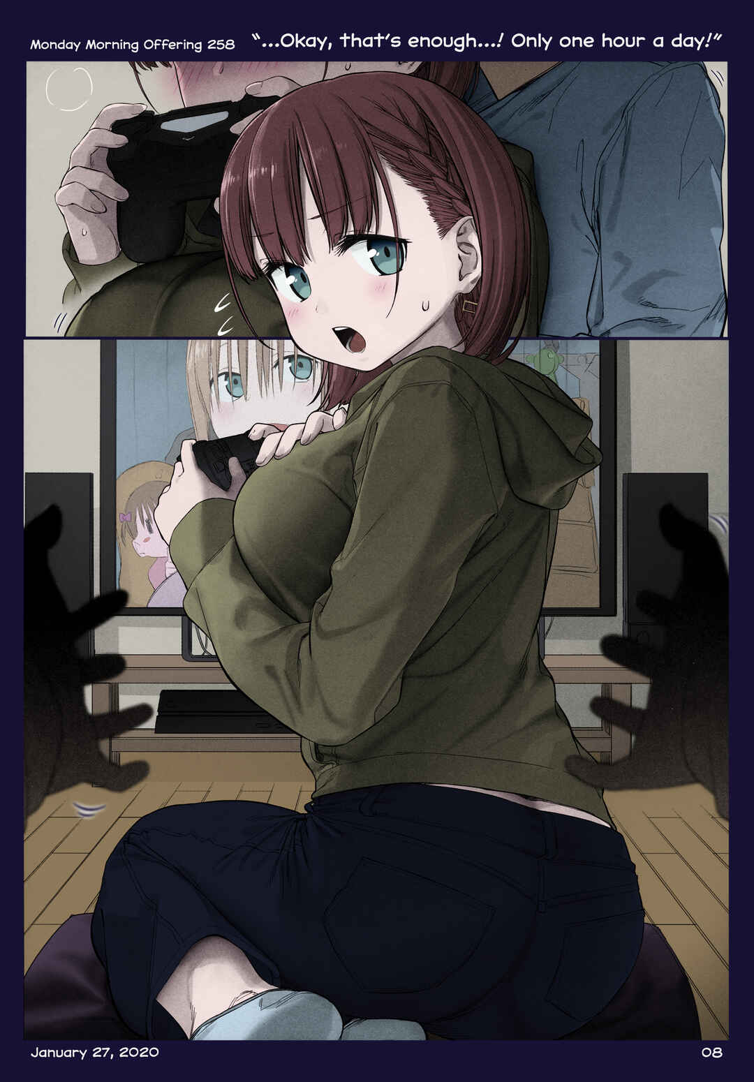 Getsuyoubi no Tawawa (Twitter Webcomic) (Fan Colored) Chapter 36 - Page 8