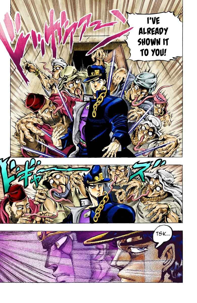 JoJo no Kimyou na Bouken: Part 3 - Stardust Crusaders Color-ban Chapter 46 - Page 9