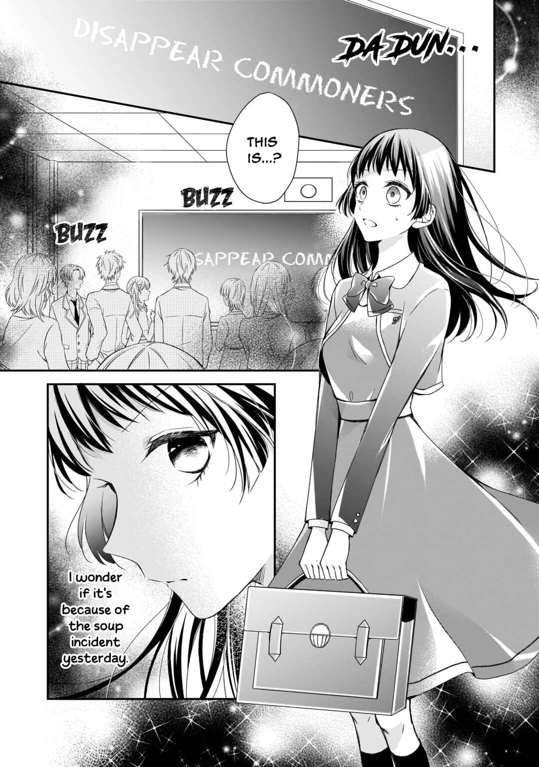 Zan'nen-kei Akuyaku Reijou wa 3-nen-go ni Hametsu suru You desu Chapter 4 - Page 1