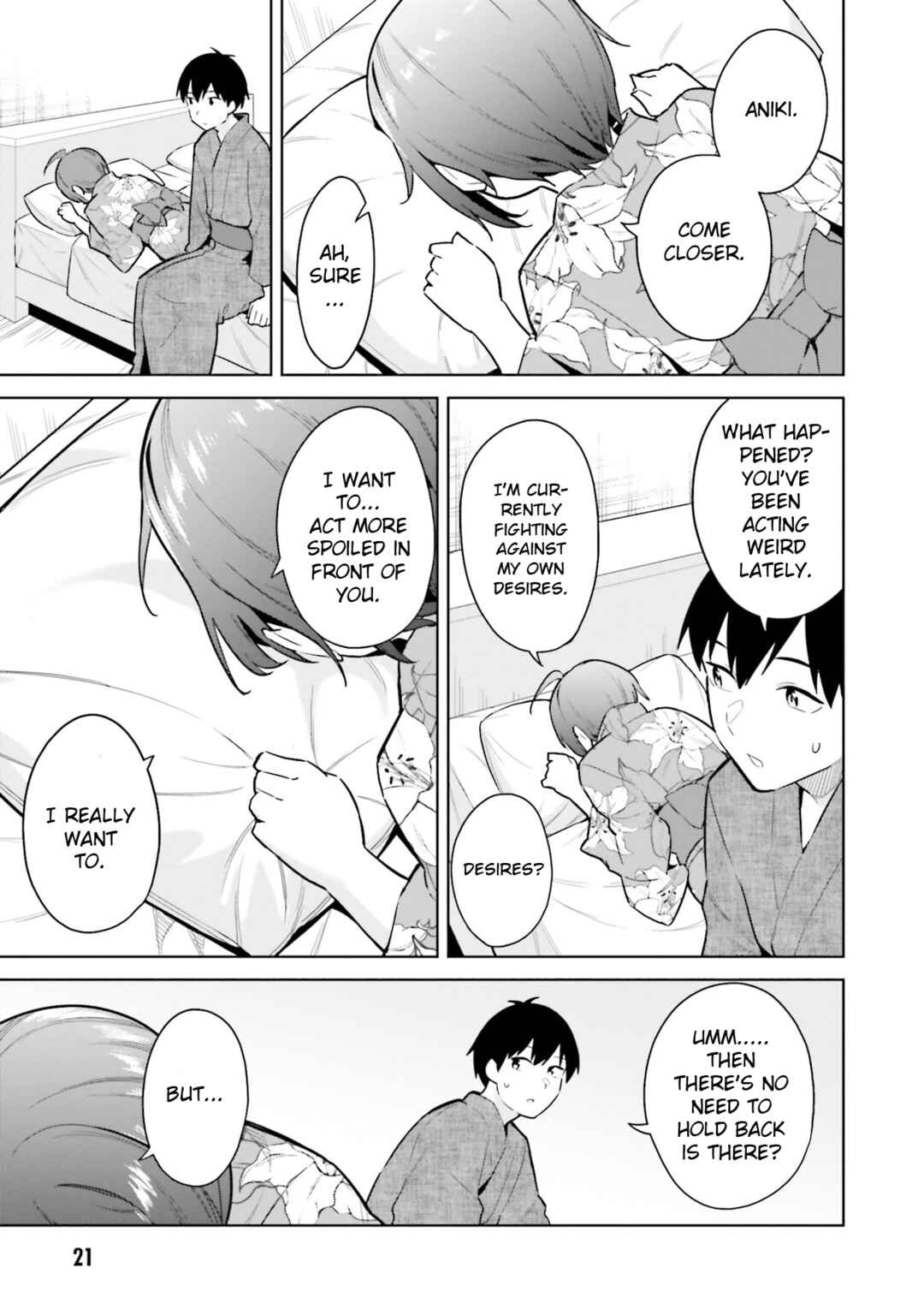 Jitsu wa Imouto deshita. ~Saikin Dekita Giri no Otouto no Kyorikan ga Yatara Chikai Wake~ Chapter 21 - Page 19