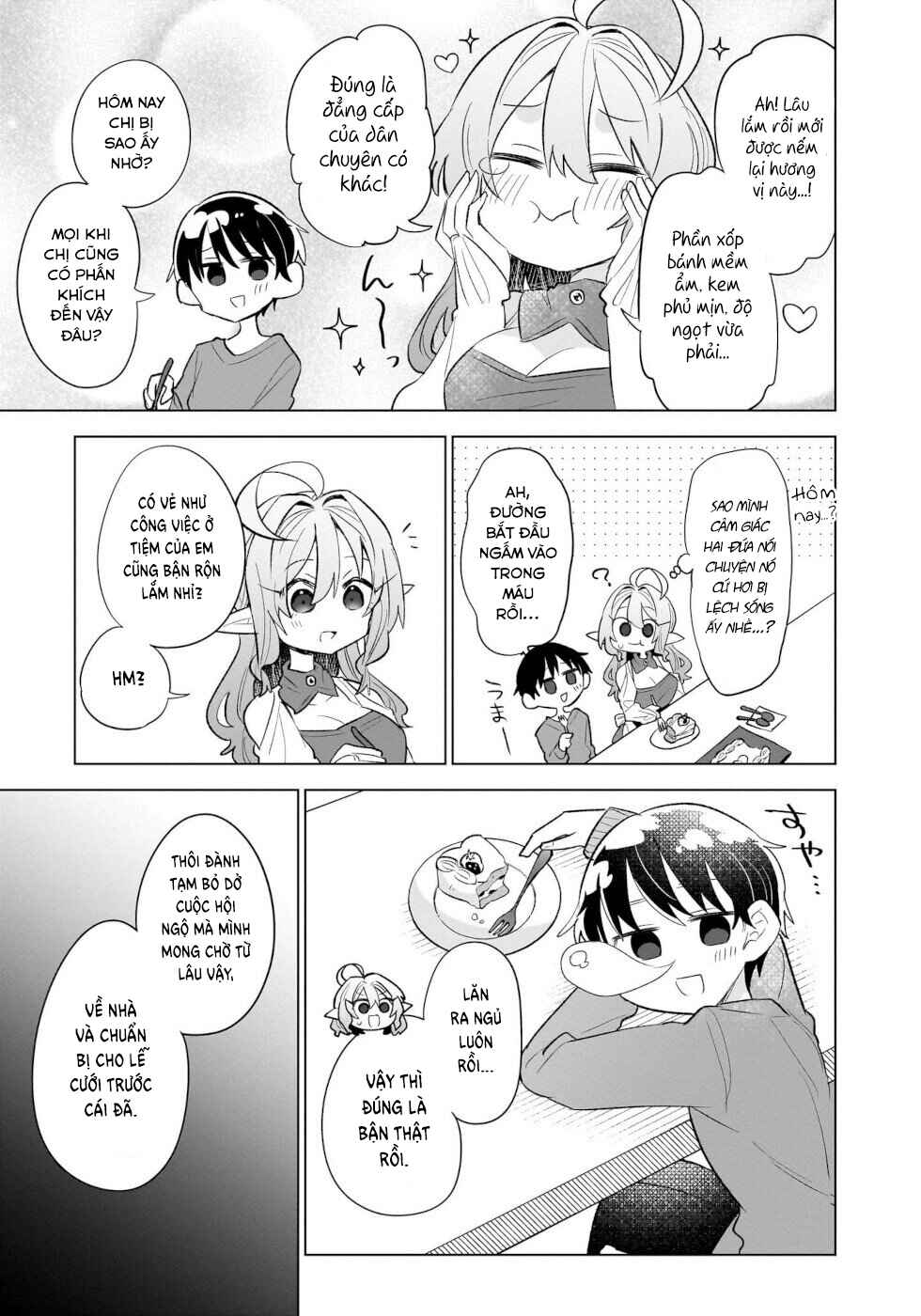 Okashi na Elf to Joshikousei Chapter 16 - Page 21
