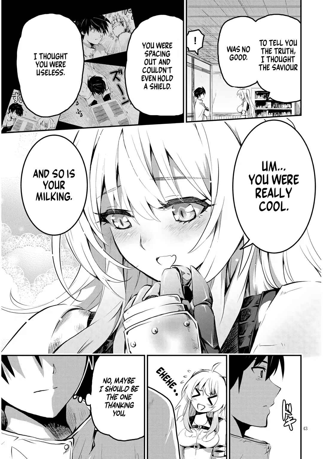 Milk-shibori Hunter no Isekai Sakunyuuki ~Nouka no Saenai Otoko ga Arayuru Shuzoku no Chiku-B wo Moteasobi-toriko ni Suru~ Chapter 1 - Page 46