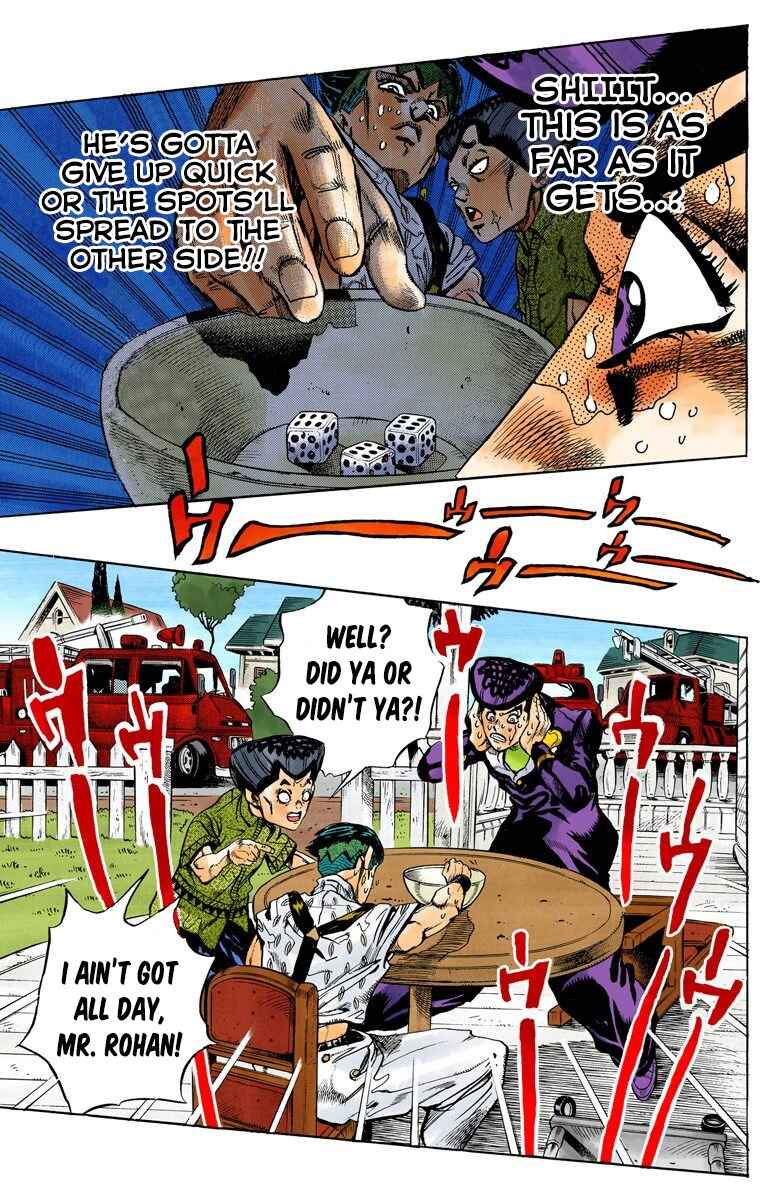 JoJo no Kimyou na Bouken: Part 4 - Diamond wa Kudakenai Color-ban Chapter 118 - Page 14