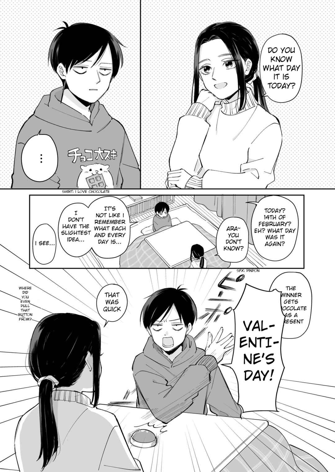 Futari Ashita mo Sorenari ni Chapter Twitter Extra - Valentine's Special - Page 1