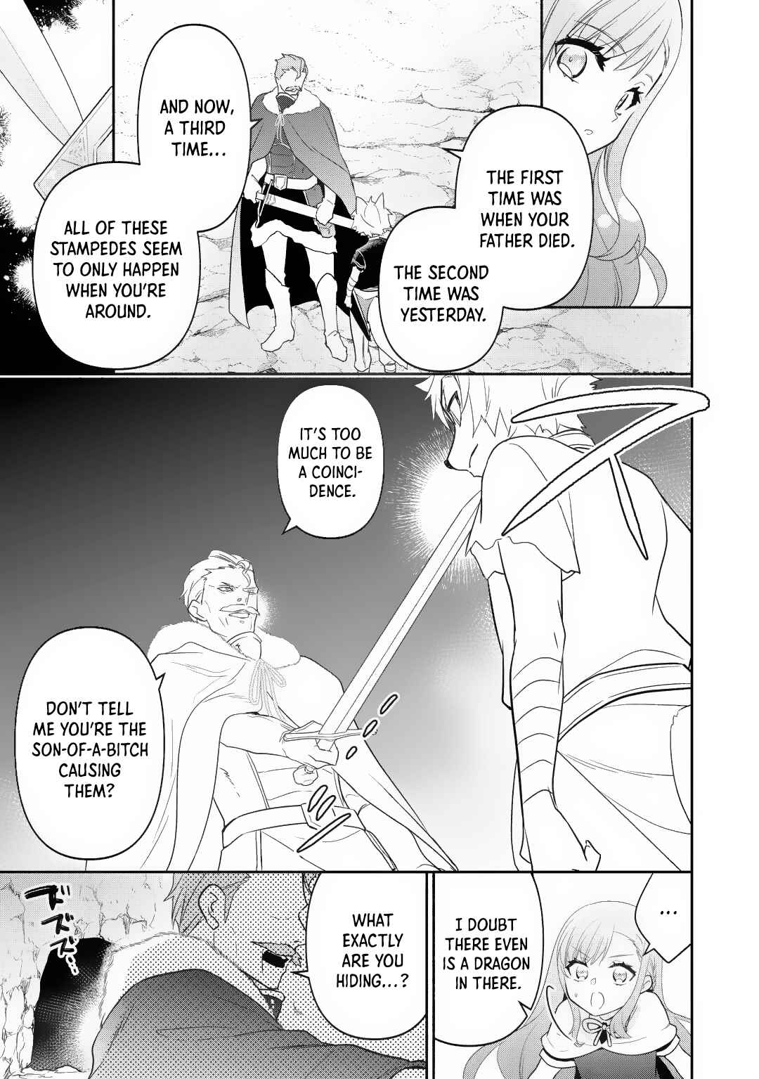 Tensei Youjo.: Shinjuu to Ouji to, Saikyou no Oji-san Youhei-dan no Naka de Ikiru Chapter 20 - Page 12