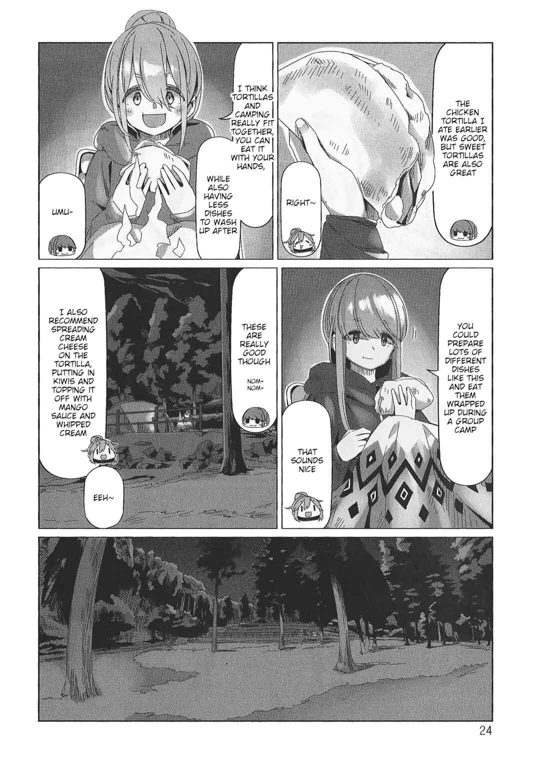 Yuru Camp△ Chapter Rin and Nadeshiko's Inagako Spring Camp - Page 21