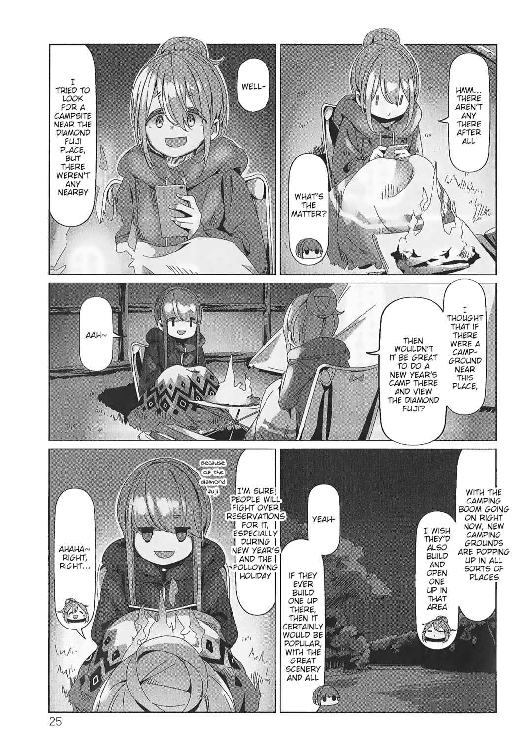 Yuru Camp△ Chapter Rin and Nadeshiko's Inagako Spring Camp - Page 22