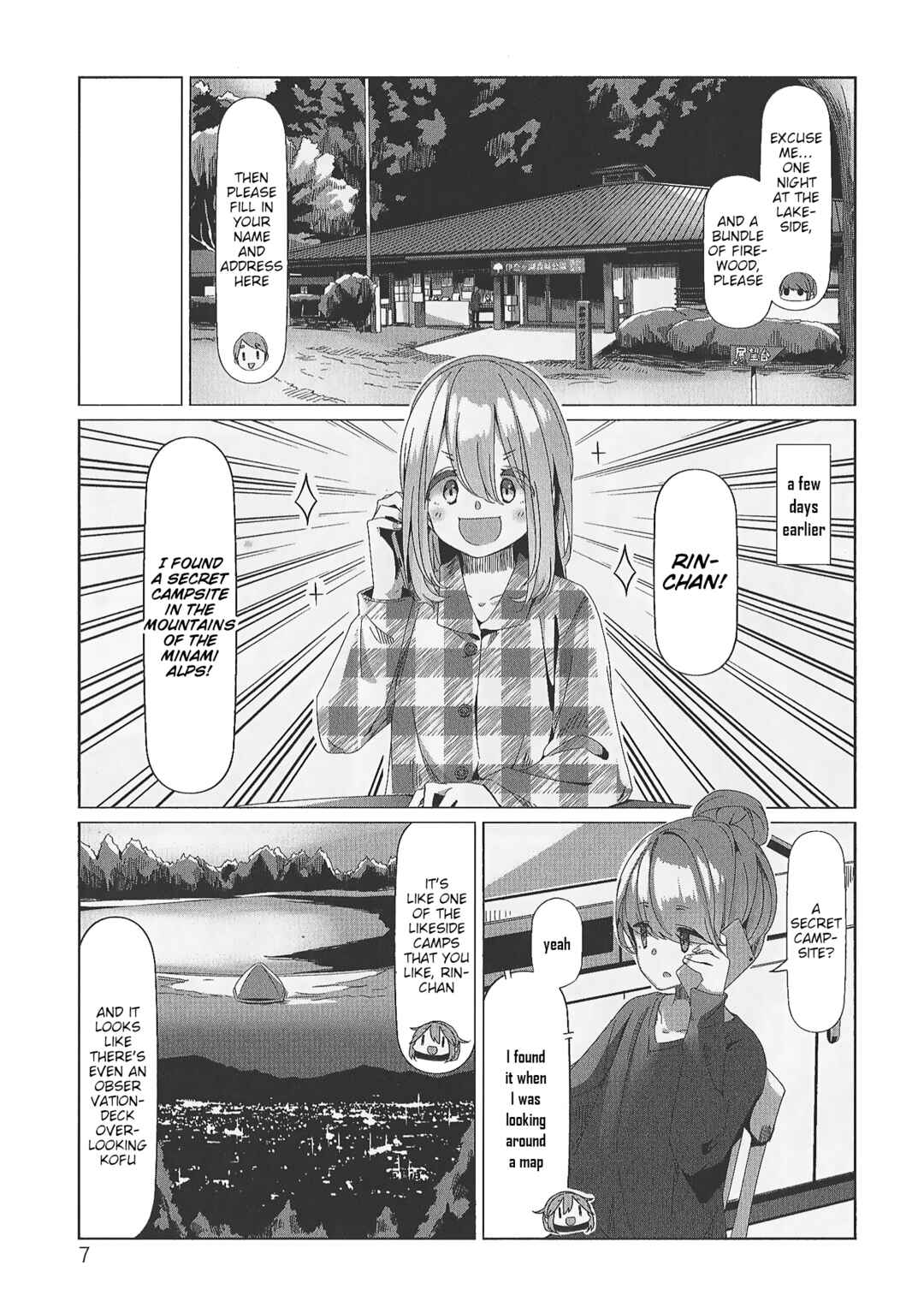 Yuru Camp△ Chapter Rin and Nadeshiko's Inagako Spring Camp - Page 5