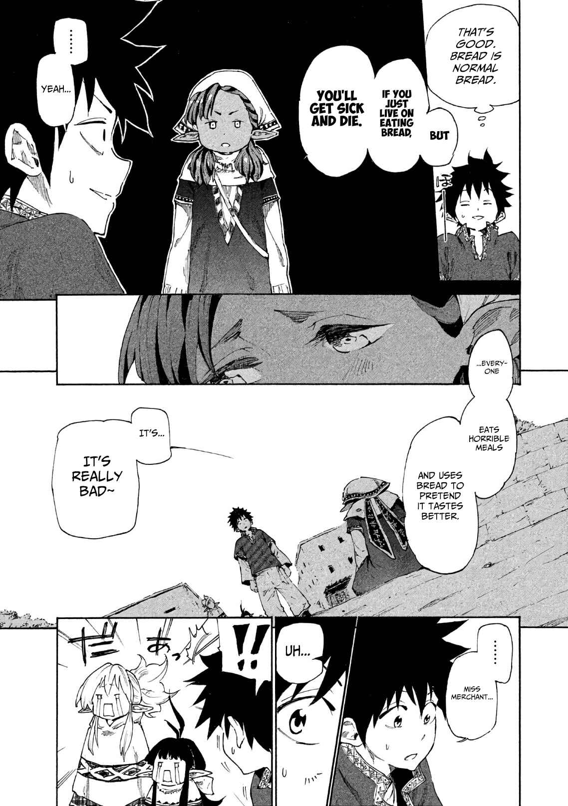 Mazumeshi Elf to Yuuboku gurashi Chapter 5 - Page 10