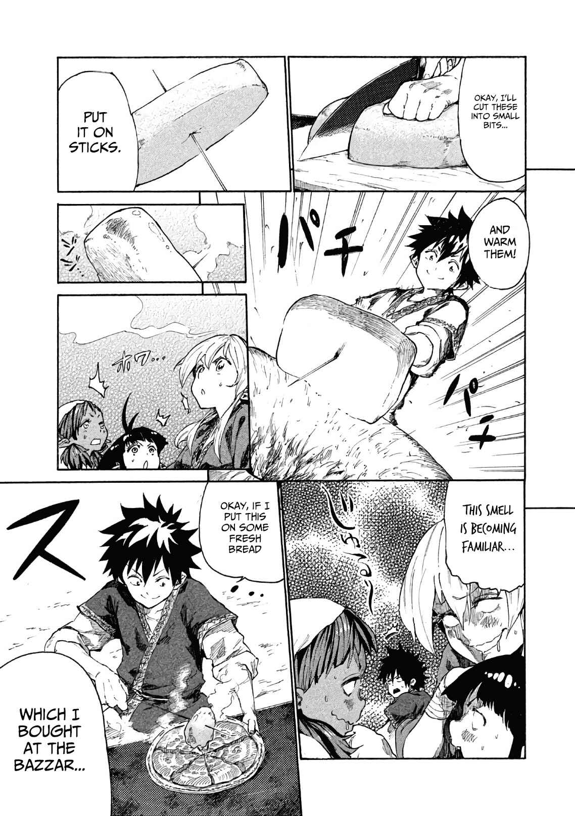 Mazumeshi Elf to Yuuboku gurashi Chapter 5 - Page 22