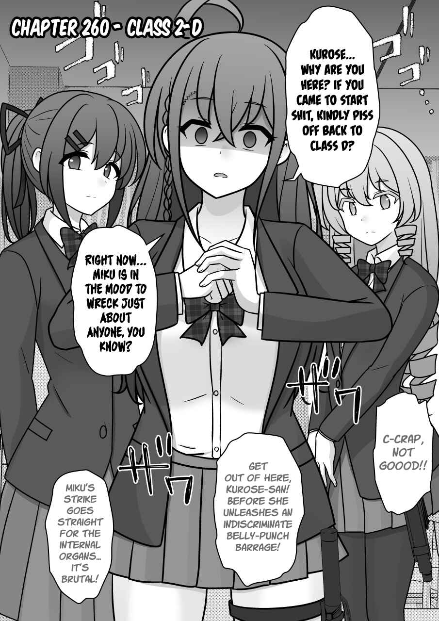 Danjo-hi 1:39 no Heikou Sekai wa Omoi no Hoka Futsuu Chapter 260 - Page 1
