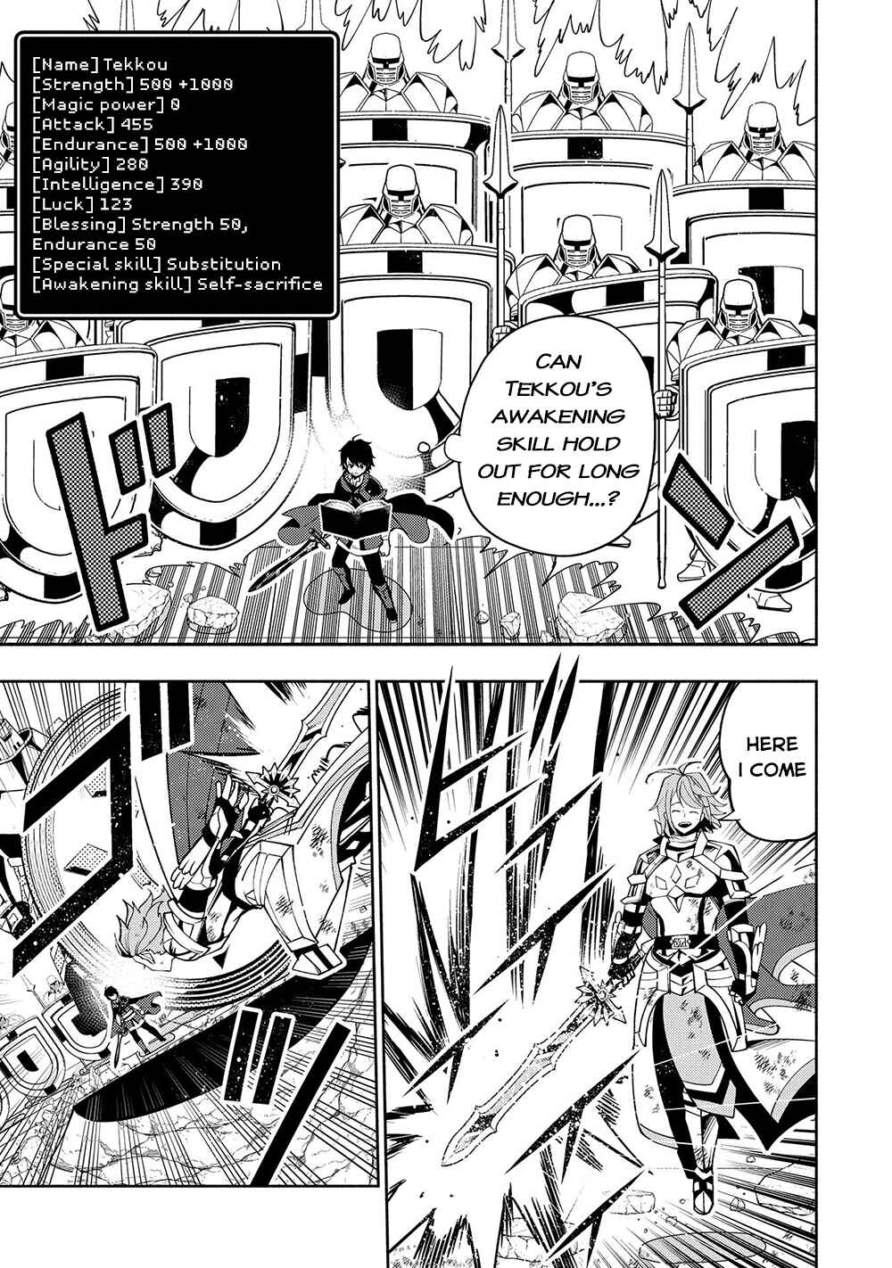 Hell Mode: Yarikomi Suki no Gamer wa Haisettei no Isekai de Musou Suru—Hajimari no Shoukanshi Chapter 39 - Page 6