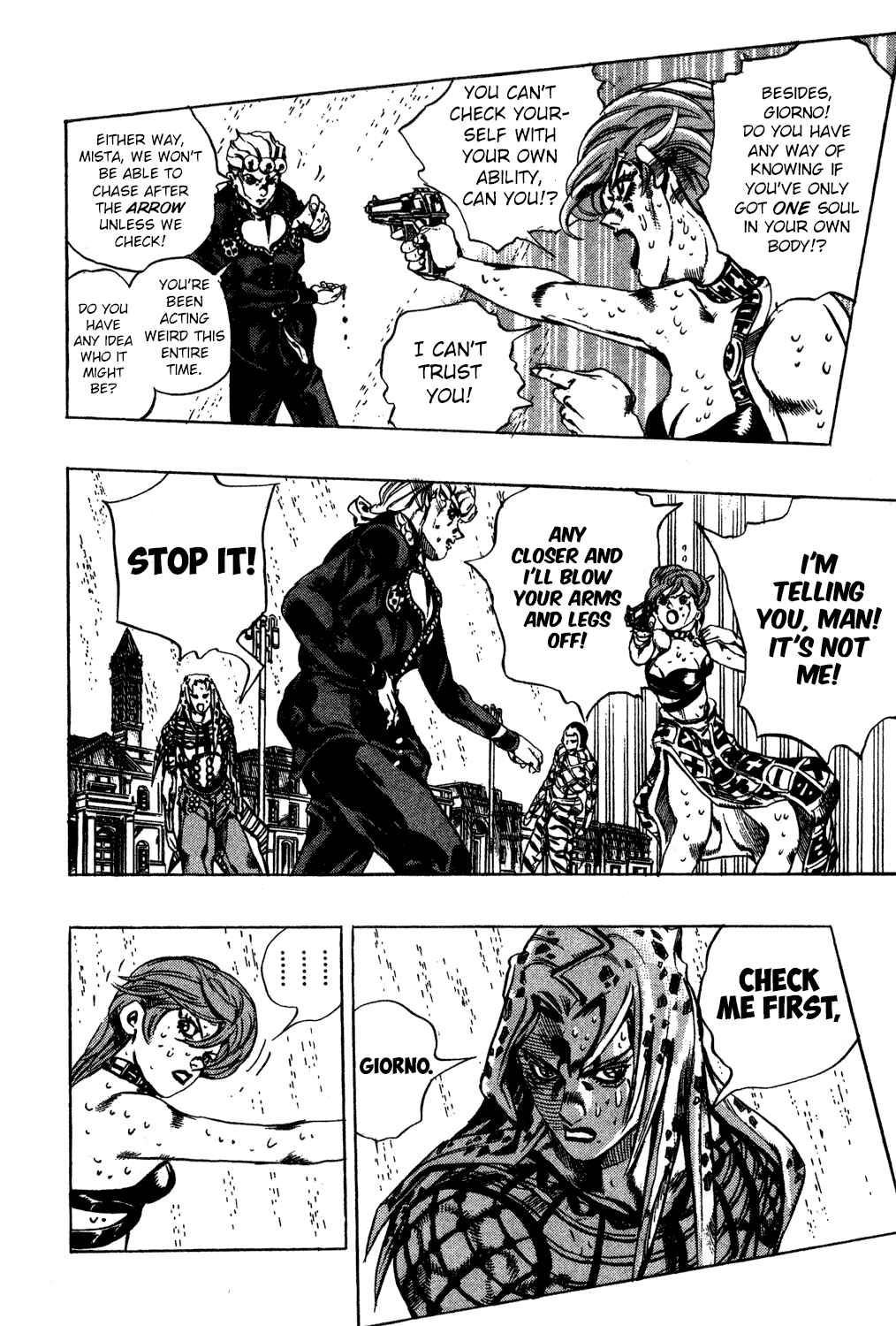 JoJo no Kimyou na Bouken: Part 5 - Ougon no Kaze Chapter 142 - Page 10