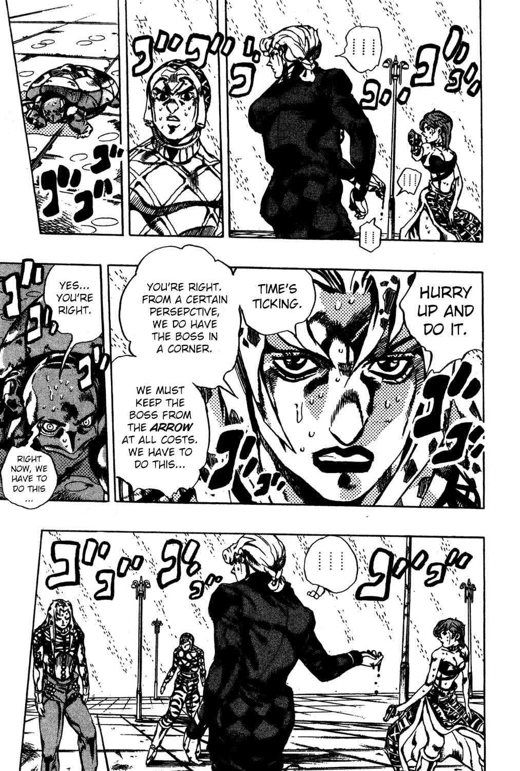 JoJo no Kimyou na Bouken: Part 5 - Ougon no Kaze Chapter 142 - Page 11