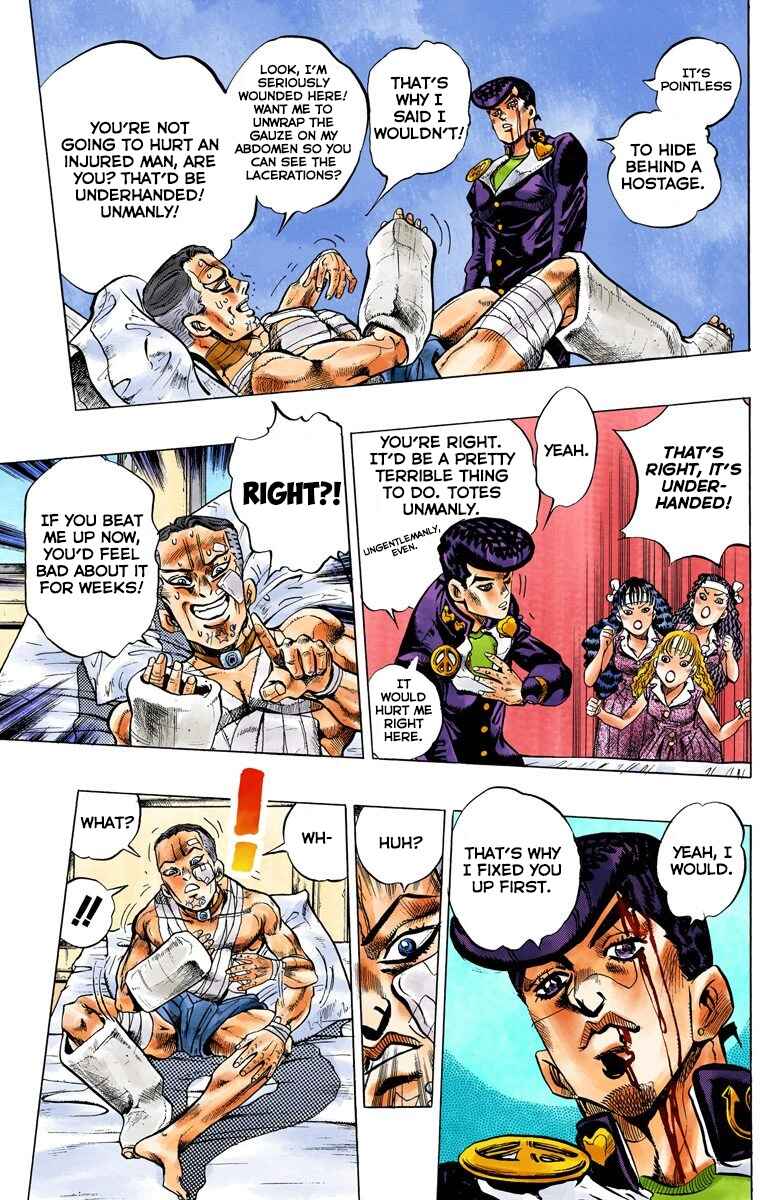 JoJo no Kimyou na Bouken: Part 4 - Diamond wa Kudakenai Color-ban Chapter 126 - Page 16