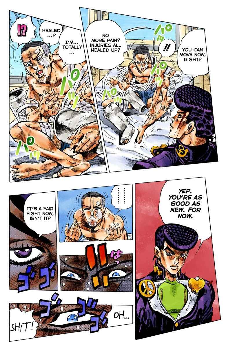 JoJo no Kimyou na Bouken: Part 4 - Diamond wa Kudakenai Color-ban Chapter 126 - Page 17