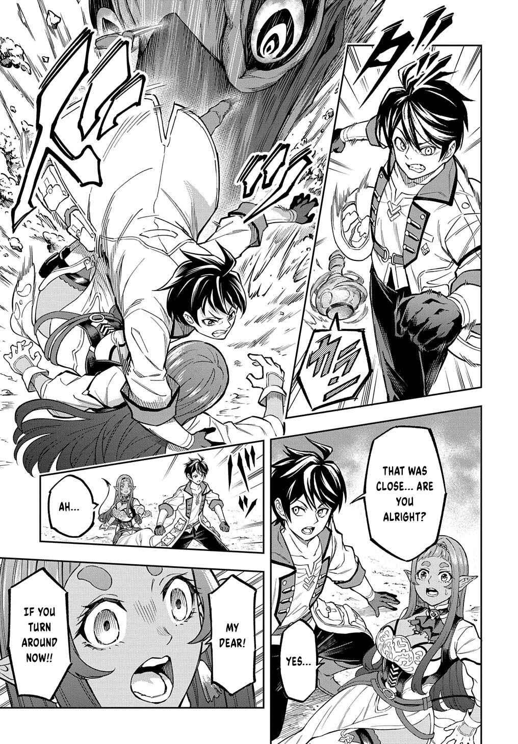 Meikyuu Teikoku no Tsukurikata - Renseijutsushi wa Mazu Risou no Mura wo Kaitaku Shimasu Chapter 13 - Page 34
