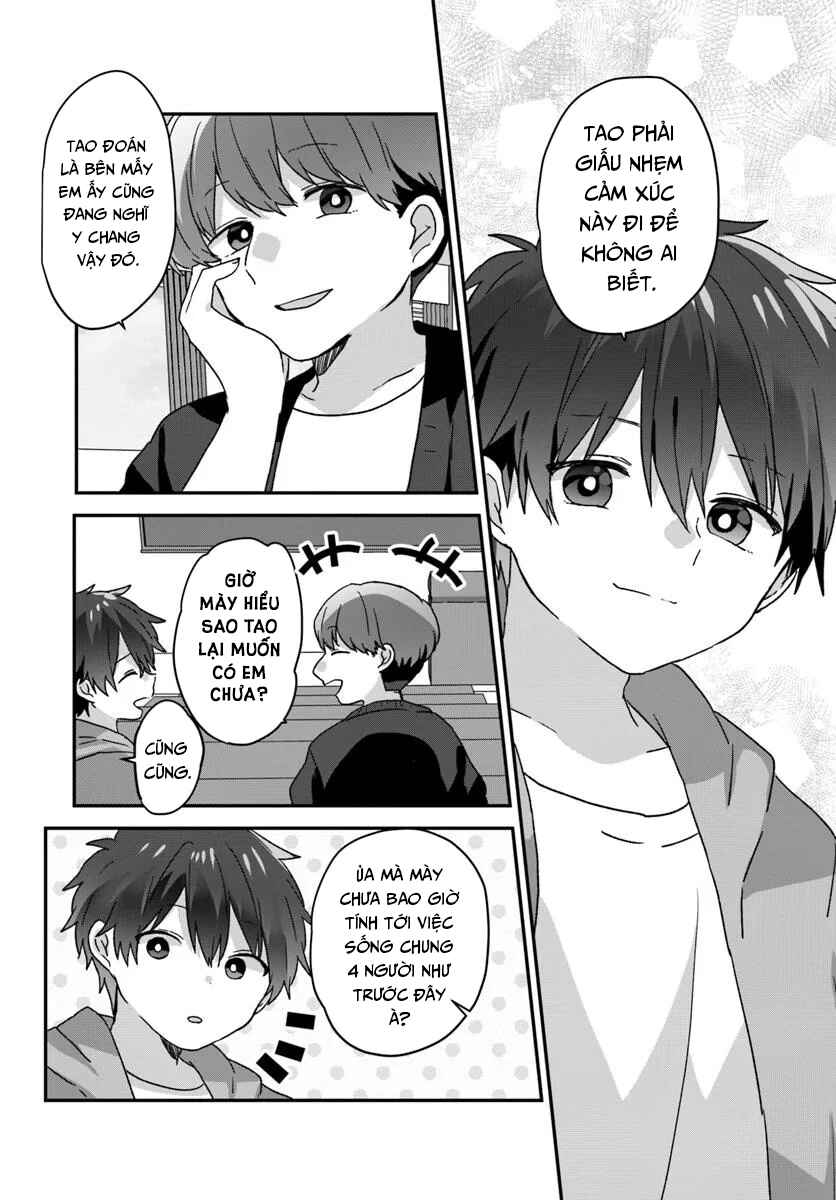 Daigaku Nyuugakuji Kara Uwasa Sareteita Bishoujo San Shimai, Ikiwakareteita Gimai Datta. Chapter 8 - Page 10