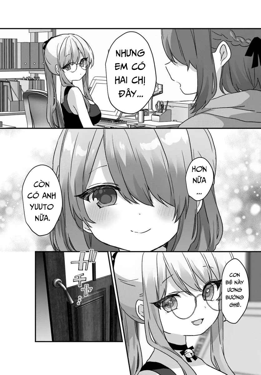 Daigaku Nyuugakuji Kara Uwasa Sareteita Bishoujo San Shimai, Ikiwakareteita Gimai Datta. Chapter 8 - Page 2