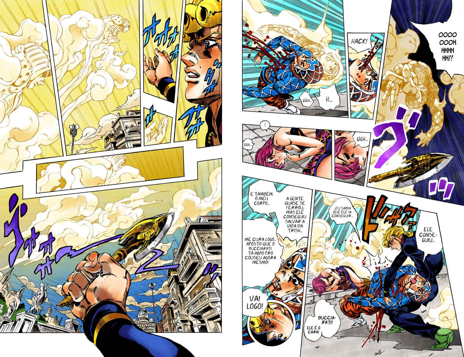 JoJo no Kimyou na Bouken: Part 5 - Ougon no Kaze Color-ban Chapter 145 - Page 10