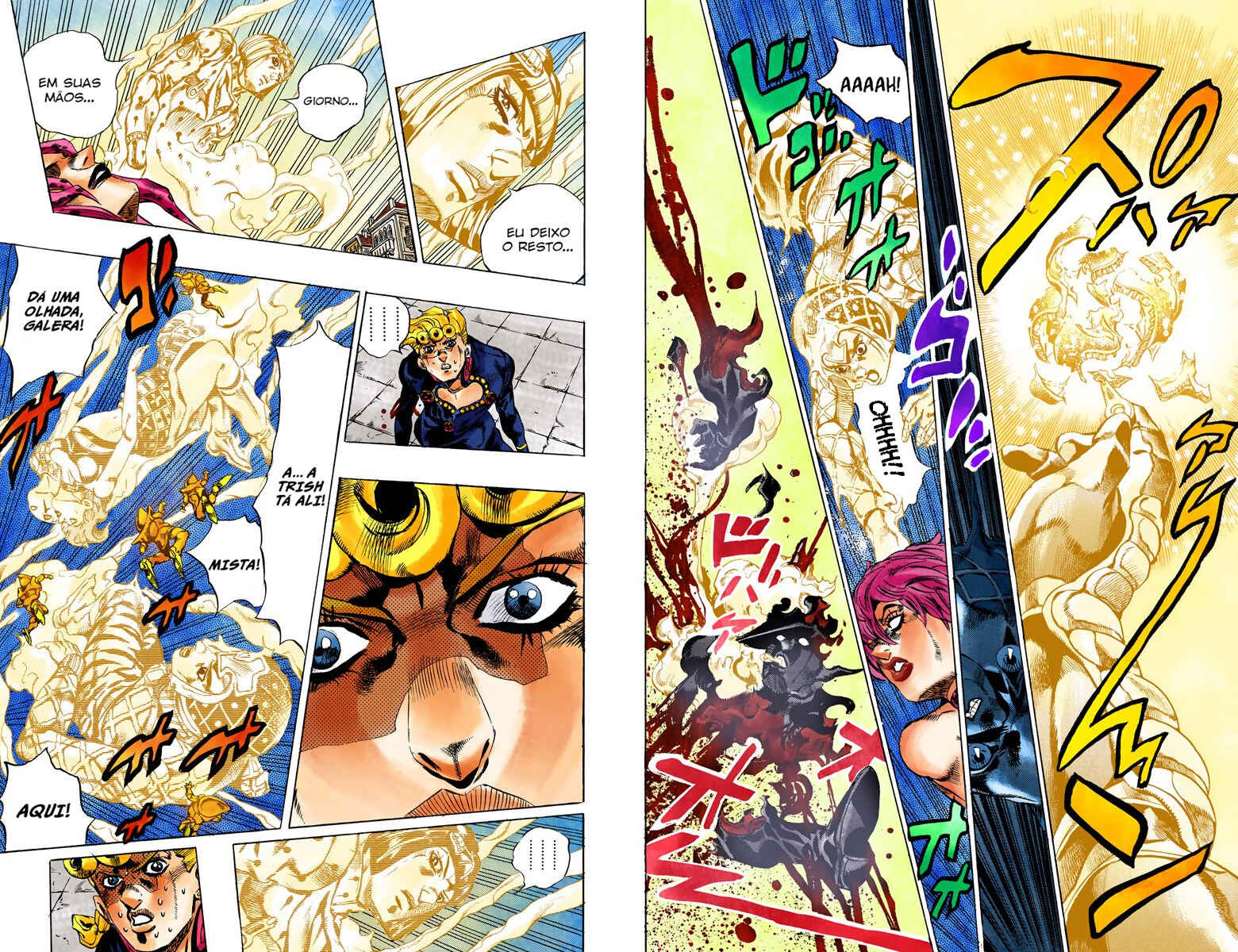 JoJo no Kimyou na Bouken: Part 5 - Ougon no Kaze Color-ban Chapter 145 - Page 8