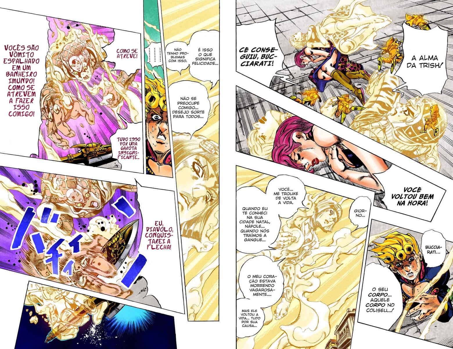 JoJo no Kimyou na Bouken: Part 5 - Ougon no Kaze Color-ban Chapter 145 - Page 9