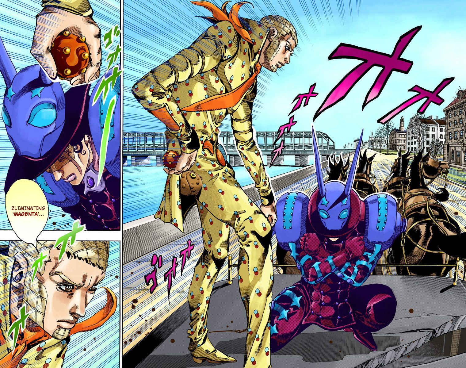 JoJo no Kimyou na Bouken: Part 7 - Steel Ball Run Color-ban Chapter 62 - Page 32