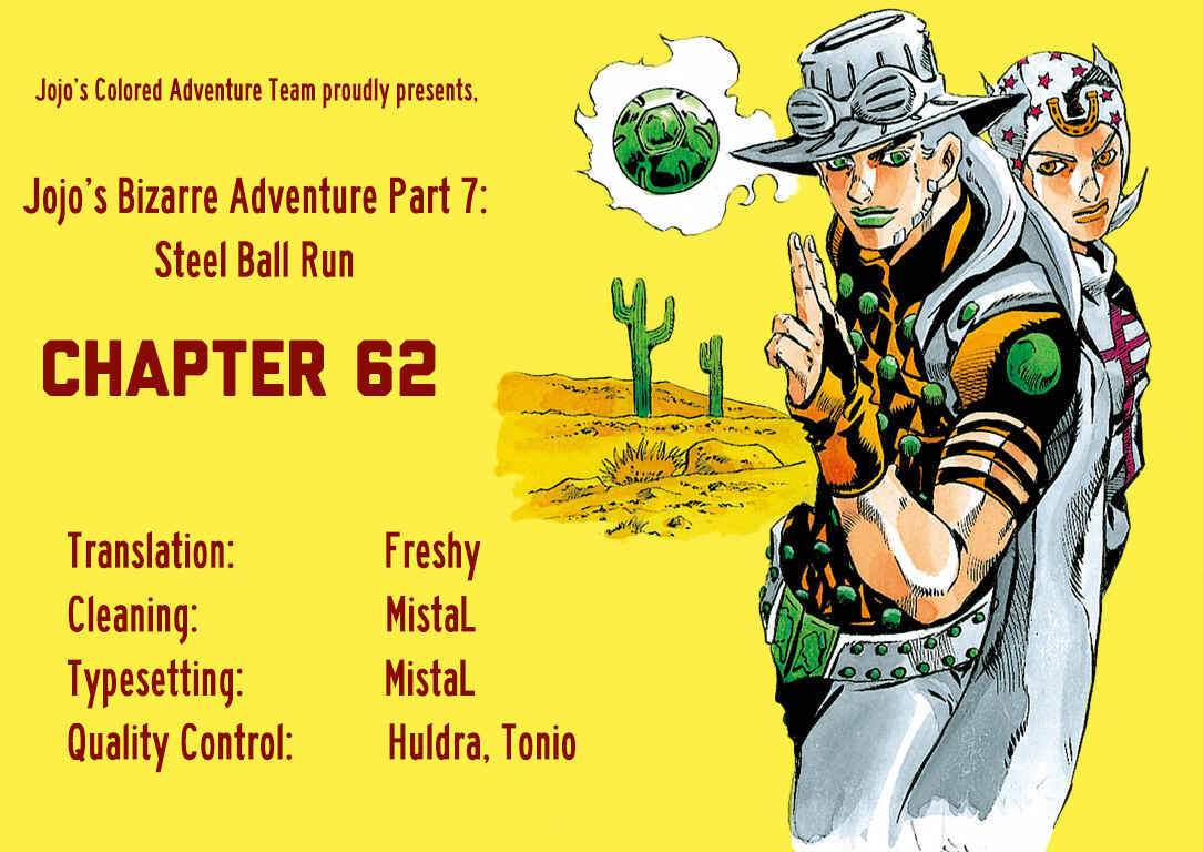 JoJo no Kimyou na Bouken: Part 7 - Steel Ball Run Color-ban Chapter 62 - Page 53