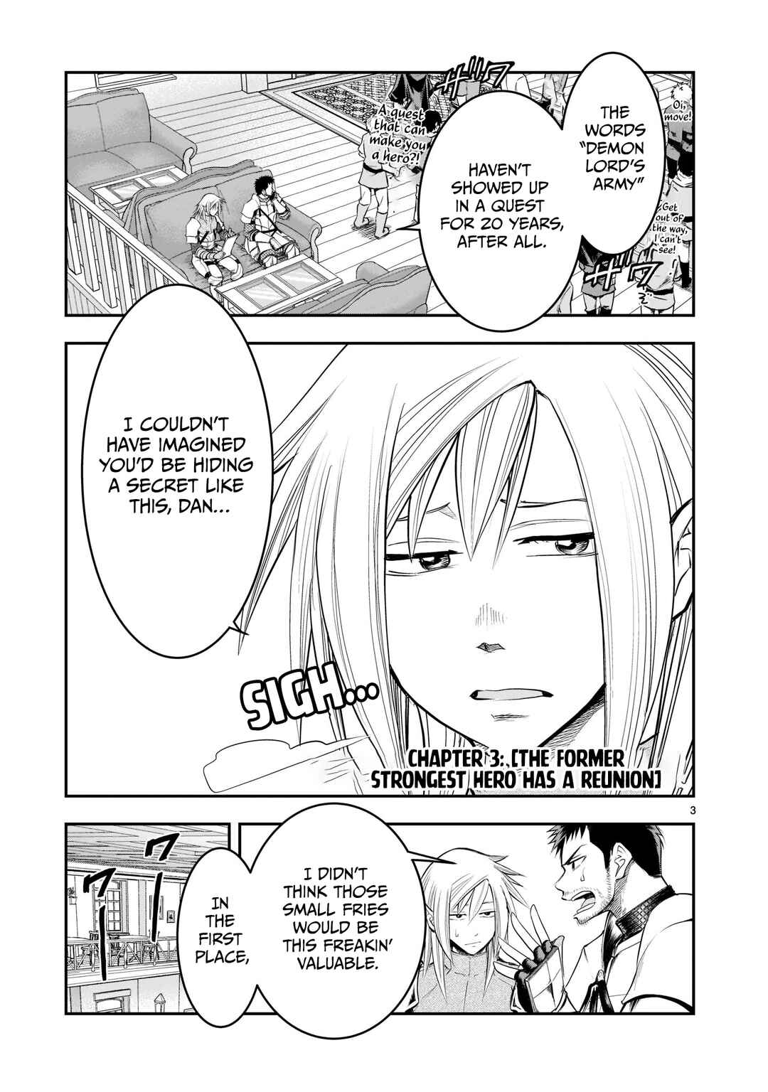 Moto Saikyou Yuusha no Saishuushoku Chapter 3 - Page 4