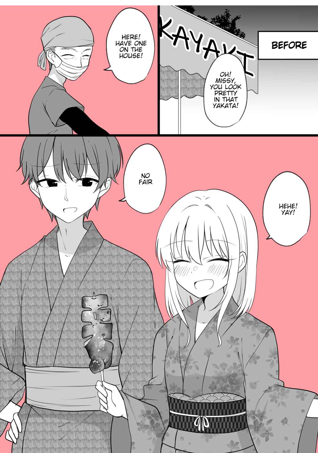 Aru Hi Kareshi ga Onnanoko ni Natteshimata Couple no Nichijou Chapter 28 - Page 1