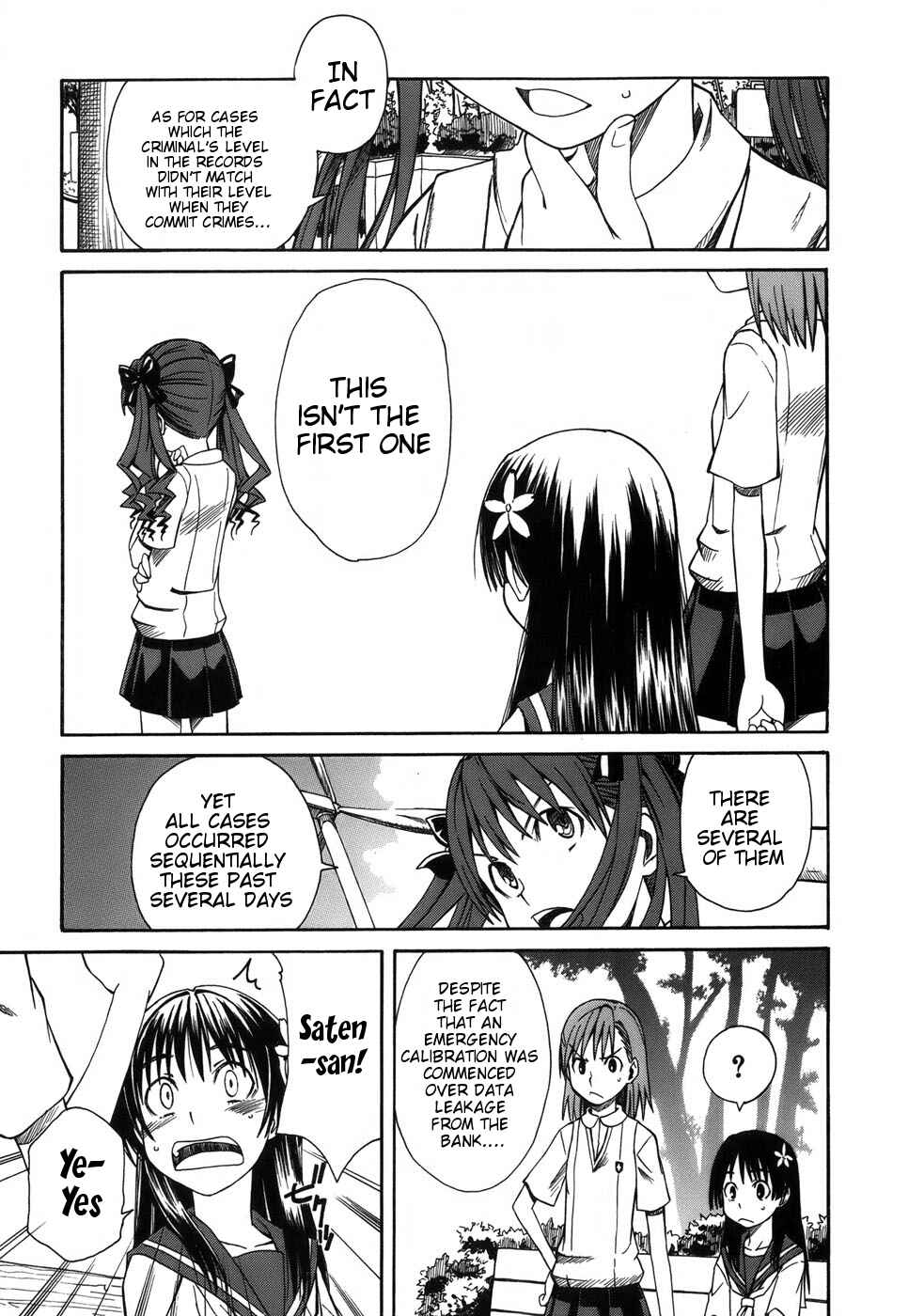 Toaru Majutsu no Index Gaiden: Toaru Kagaku no Railgun Chapter 6 - Page 11